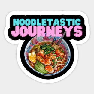 Ramen Journey Japan Japanese Soup Vintage Sticker